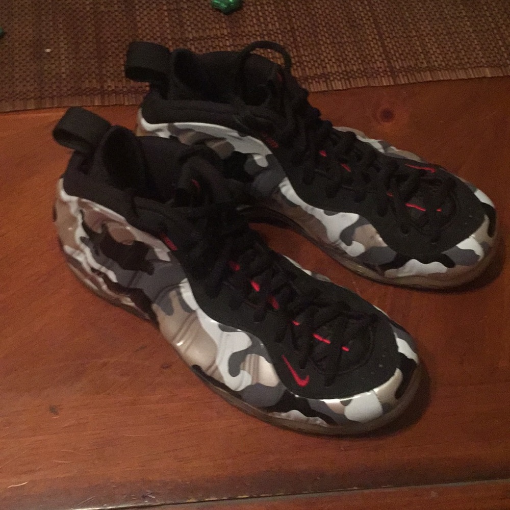 Nike Air FOAMPOSITE ONE PRM/FIGHTER JET SHOES